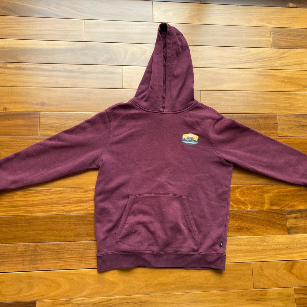 Maroon Vans Hoodie